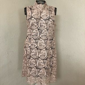 Beautiful lace dress, champagne color